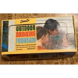 Vintage Cam Co Outdoor Bubbler Water Fountain for‎ Garden Hose Ultra Rare